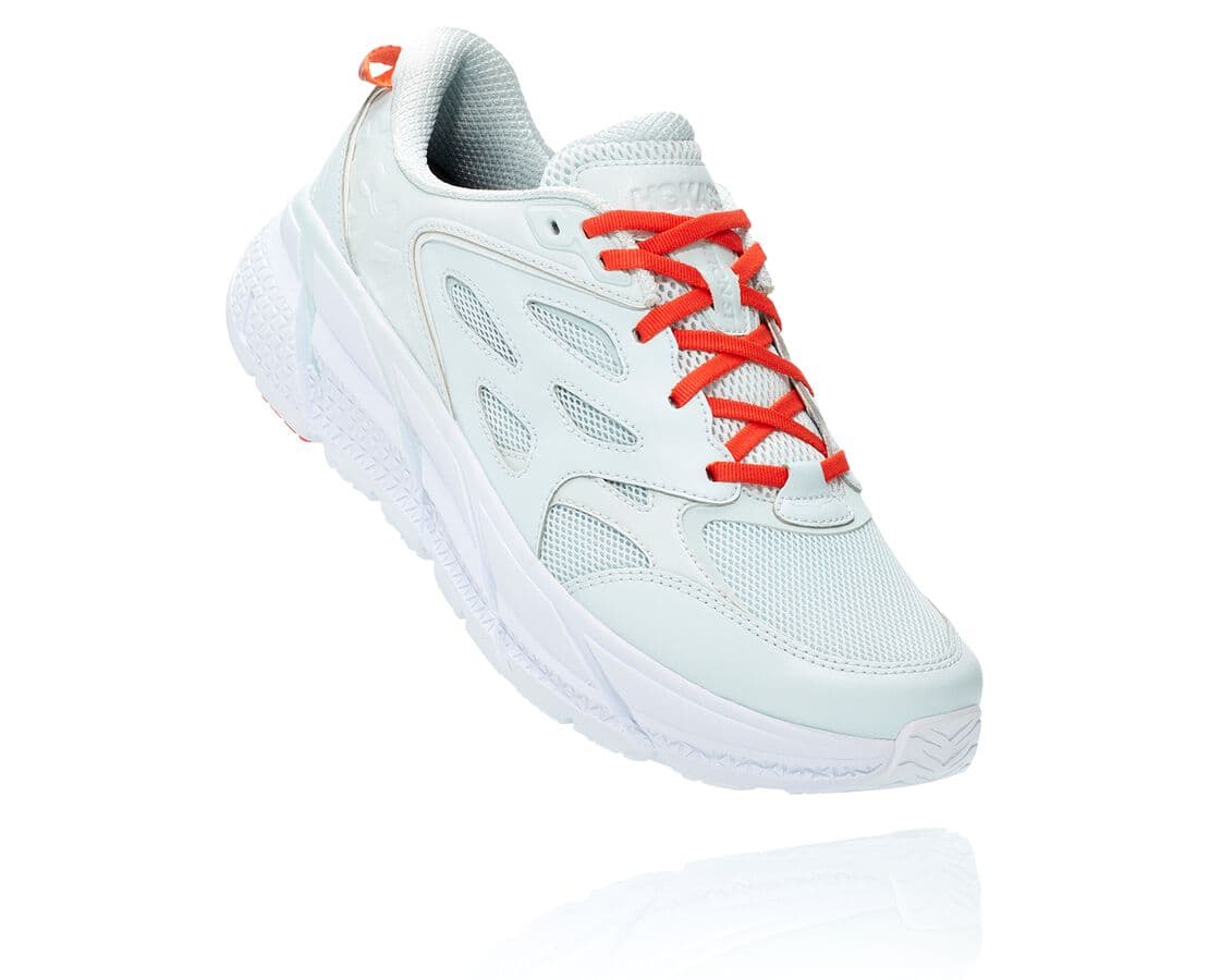 Hoka One One All Gender Clifton L Női Gyalogló Cipő Világos Kék / Piros [APYMK-0137]